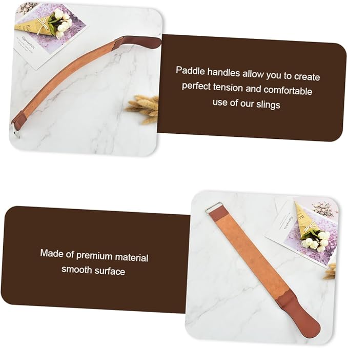 SAFIGLE Beard Apron for Men Razor Strop Knife Sharpening Tool Hair Removal Straight Razor Strop Professional Barber Accessory