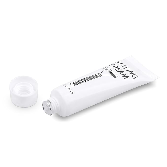Pack of 200 Disposable Shaving Cream Bulk, Individually Wrapped, 10g/0.35 oz, Travel Size Hotel Toiletries Amenities