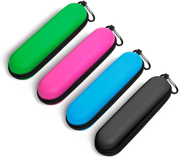 Nincha EVA Electric Toothbrush Case - Durable Hard Shell Travel Case with Mesh Pocket - Fits Most Powered Toothbrush Products (Pink)