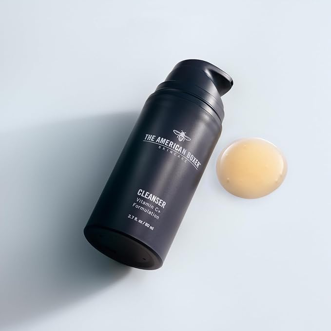 Mens Daily Face Wash Cleanser, Deep Cleaning, Does Not Strip Skin, Gets Rid of Grime, Beats Breakouts, Refreshing Skin Hydration, Facial Cleanser for Men, For All Skin Types