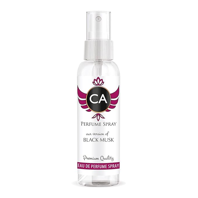 CA Perfume Eco Refill Impression of Black Musk for Unisex Woody Floral Musk Long Lasting Fragrance Eau De Parfum 2 Fl Oz 60ml