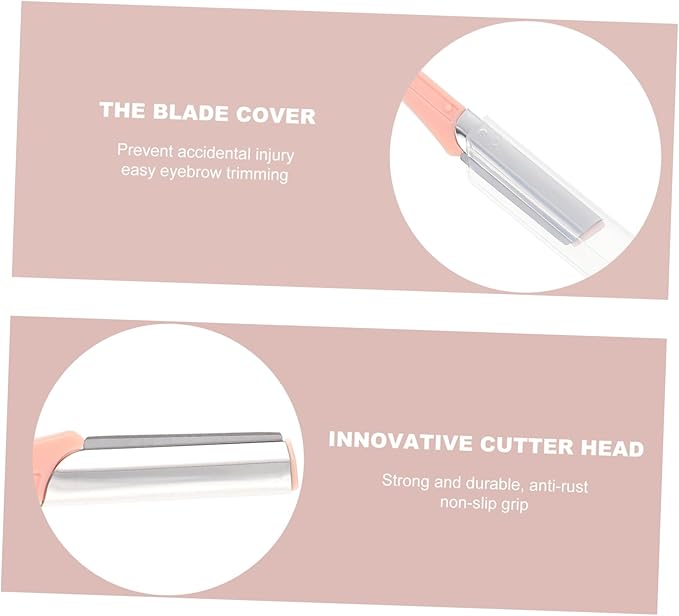 FRCOLOR 6pcs Eyebrow Trimming Tools Eyebrow for Gentle Facial Hair Removal Precision Brow Shaper Safe and Design