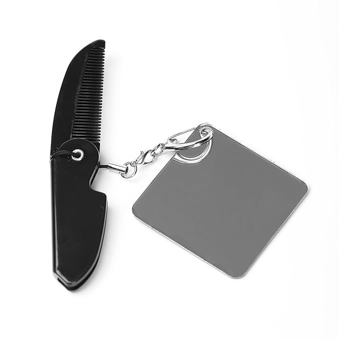Folding Beard Comb With Mustache Comb Smooth Hair Comb Mens Gift Small Pocket Comb For Men Pocket Comb For Men