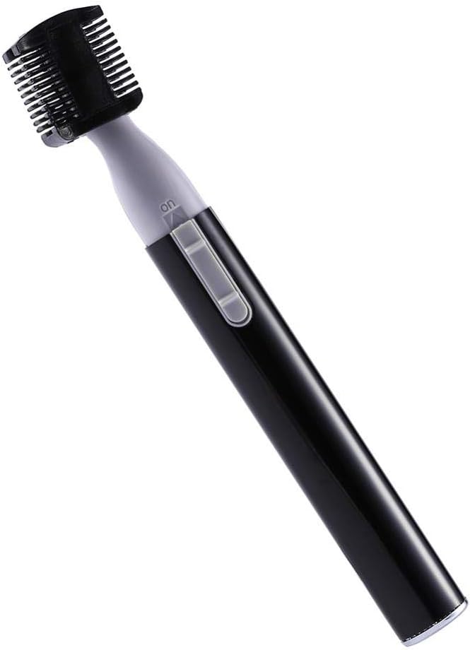 Electric Eyebrow Trimmer for Women 2 in 1 Facial Hair Remover with LED Light Painless Face Shaver Cordless Portable Rechargeable for Eyebrows Lip Chin
