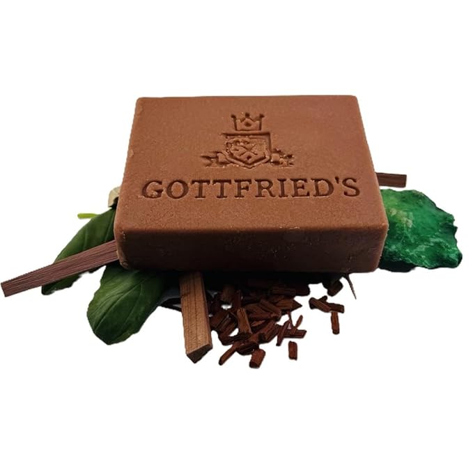 Sandalwood, Handcrafted Soap, sandalwood are expertly polished, Moisturizing Bar Soap For Men (3 Pack)