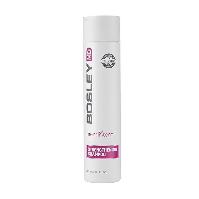 BosleyMD MendXtend Strengthening Shampoo to Promote Growth & Prevent Breakage with Saw Palmetto, Hyaluronic Acid and Pomegranate Extract