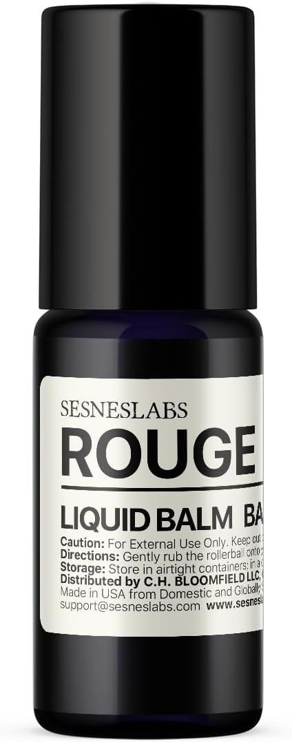 Rouge Roll-On, Perfume, Alcohol Free, Olfactive Marker, Niche Scent, Unisex Perfum for Women and Men 10ml/.33 fl OZ