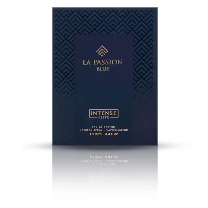 INTENSE ELITE La Passion Arabian Perfume for Men 100ML (3.4Oz) Eau De Parfum Men With Lemon, Grapefruit, Mint & Pink Pepper Notes Long Lasting Perfume