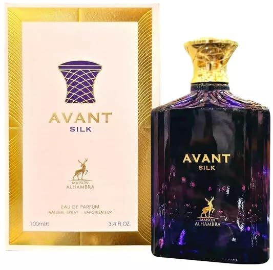 Maison Alhambra Avant Silk for Unisex Eau de Parfum Spray, 3.4 Ounce / 100 ml
