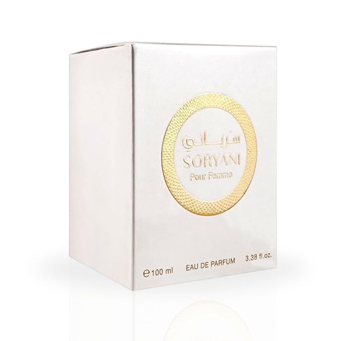 RASASI Soryani Eau De Parfum For Women Spray - 100ML (3.38 OZ) Arabian Perfume - Refreshing, Citrusy, Musky and Floral Fragrance - Luxurious Feminine Scent