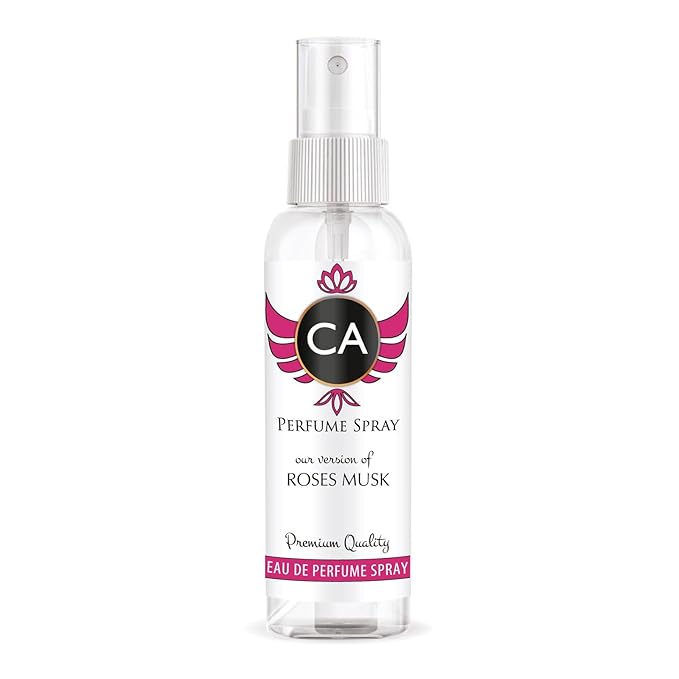 CA Perfume Eco Refill Impression of Roses Musk for Women Floral Woody Musk Long Lasting Fragrance Eau De Parfum 2 Fl Oz 60ml