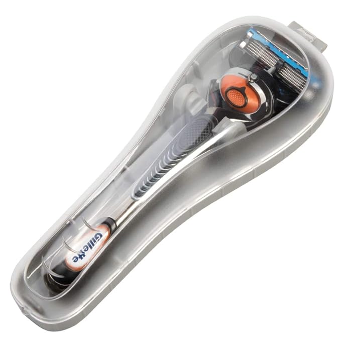 Nincha Manual Razor Travel Case Portable Plastic Manual Razor Trimmer Protector Grey