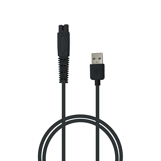 PDEEY USB Charger Cord Compatible for Freebird Head Shaver Shaving Kit Electric Skull Razor, Charging Cable with Cleaning Brush