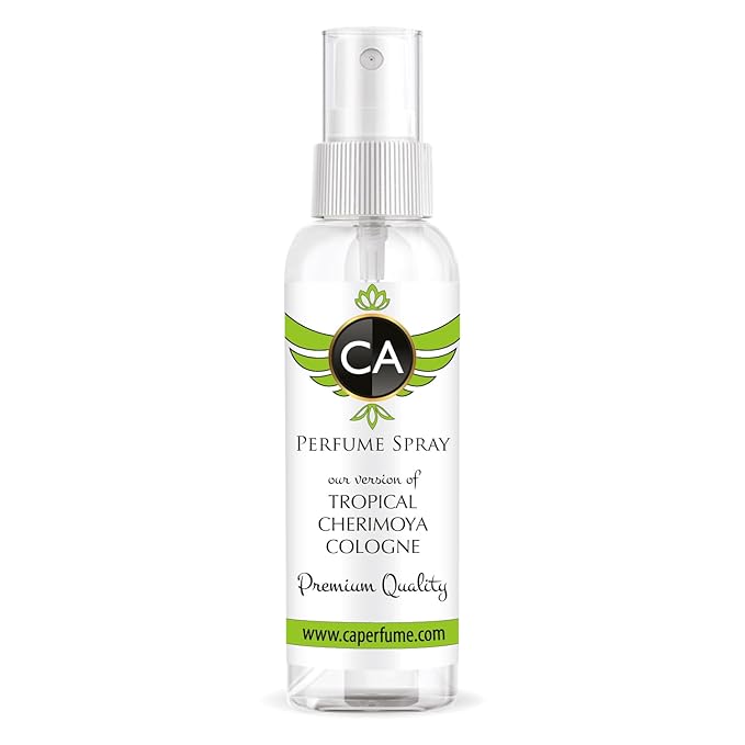 CA Perfume Eco Refill Impression of Tropical Cherimoya Cologne For Women & Men Eau de Parfum Spray Atomizer Bottle 2 Fl Oz/60ml-X1