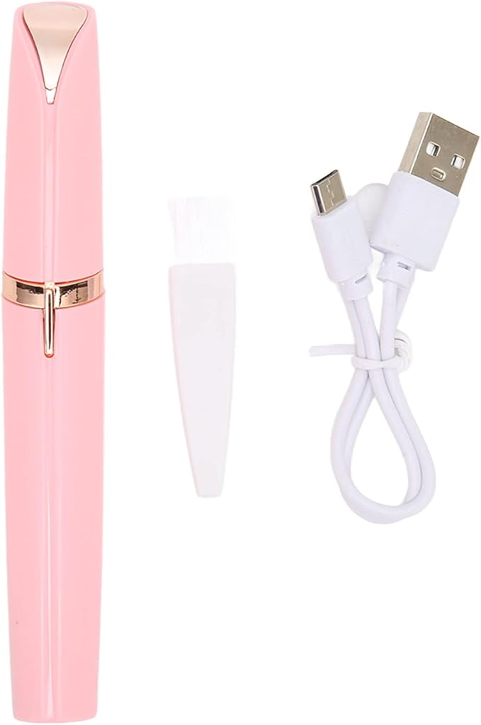 Womens Electric Eyebrow Hair Trimmer, Painless and Portable Suitable for Upper and Lower Lip Chin Neck Cheeks Eyebrows Nose Body, Multifunction Hair Trimmer Remover Waterproof