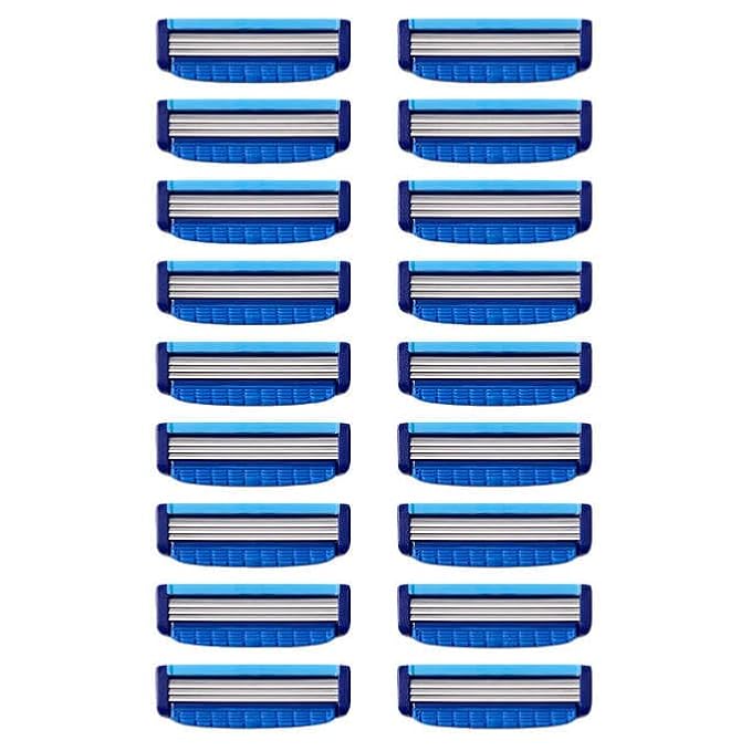 Kirkland Signature Triple Blade Refill Cartridges, 18-count, 18 Count (Pack of 1), 18.0 Count