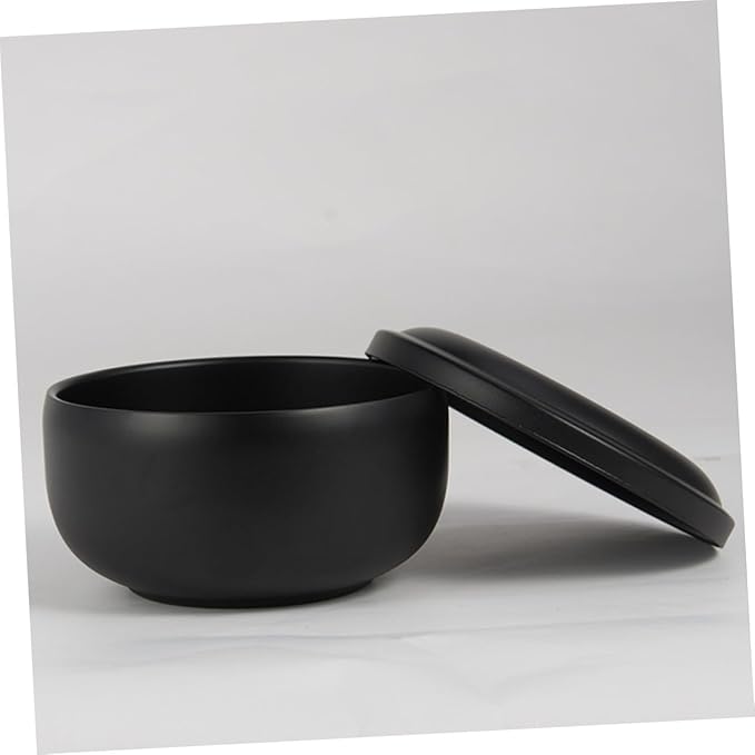 LIFKOME 1pc Rustproof Shaving Soap Bowl Lid Bubbling Container for Shave Men's Foaming Lid Bowl Home Use Shaving Tool