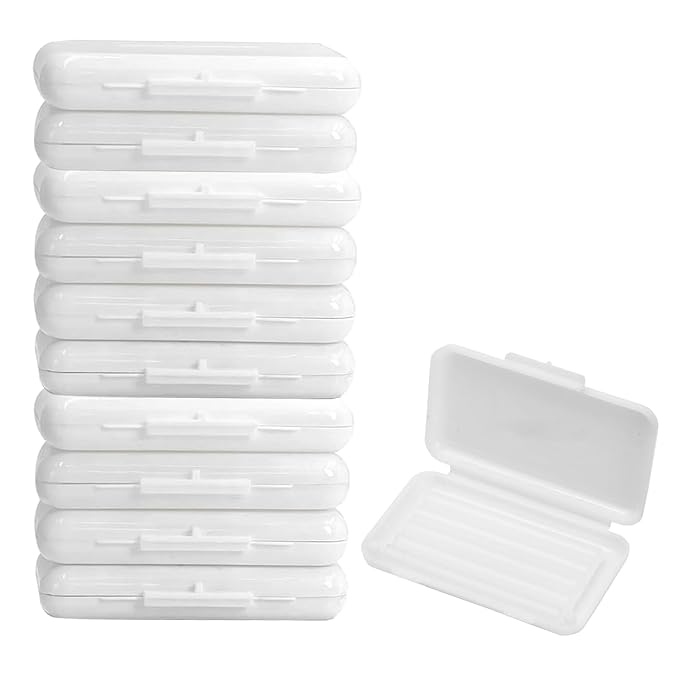 10 Pack Dental Braces Wax for Teeth Braces & Aligners, 50 Unscented & Flavorless Orthodontic Wax Strips for Dental Care Braces Brackets Cover Lip Protector Oral Appliances Ortho Accessories