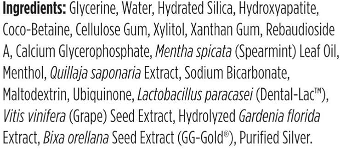 Designs for Health Periobiotic Silver Hydroxyapatite Toothpaste - Fluoride Free Toothpaste with Oral Probiotics with Whitening Hydroxyapatite - Supports Gum Health & Remineralization (4oz Mint)