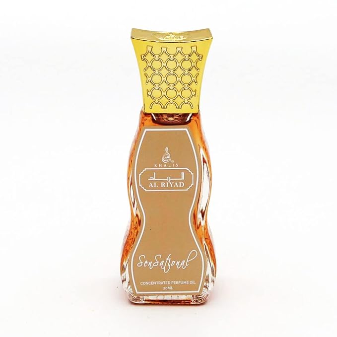 Maison d'Orient SENSATIONAL 20 mL Perfumes For Women Roll On, Alcohol-Free, Arab Women Perfume Fragrances. AL RIYAD Perfume Roll On Set, Airplane Travel Essentials