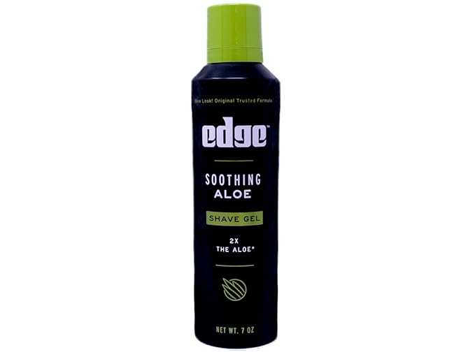 Soothing Aloe Shave Gel Men Shave Gel by Edge, 7 Oz. (Pack of 6)