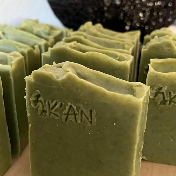 K’an Artisanal Nopal Cactus Bar Soap – Handmade in California, Cold Process Natural Soap with Premium Ingredients & Essential Oils, Hand & Body Bar, Eco-Friendly, Sustainable, and Giftable
