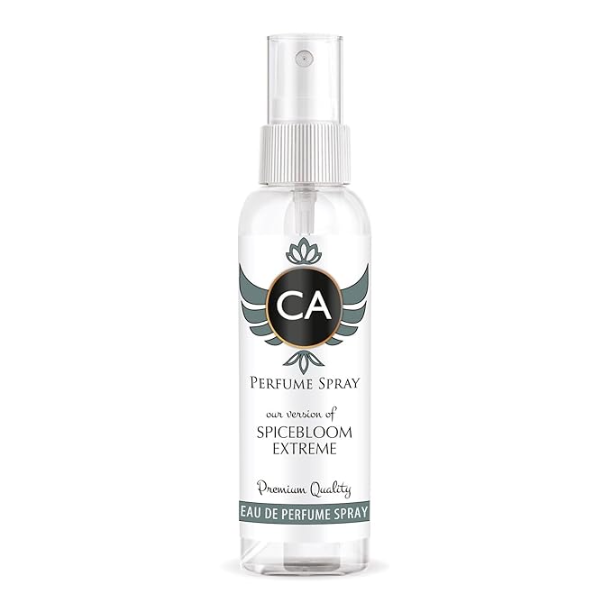 CA Perfume Eco Refill Impression of Spicebloom Extreme for Men Amber Spicy Long Lasting Fragrance Eau De Parfum 2 Fl Oz 60ml