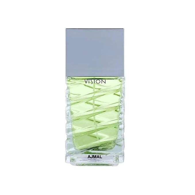 Ajmal Vision Eau de Parfum for Men – 3.4 fl oz / 100 ml | Fresh Woody Aromatic Scent | Long Lasting Fragrance Masculine Perfume for Men with Citrus, Floral & Musk Notes