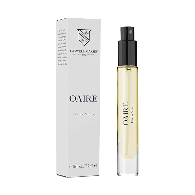Caswell-Massey OAIRE Eau de Parfum Discovery, Fresh Citrus, Sage & Cedarwood Scent, Fragrance for Men & Women, Made in USA, 0.25 Oz