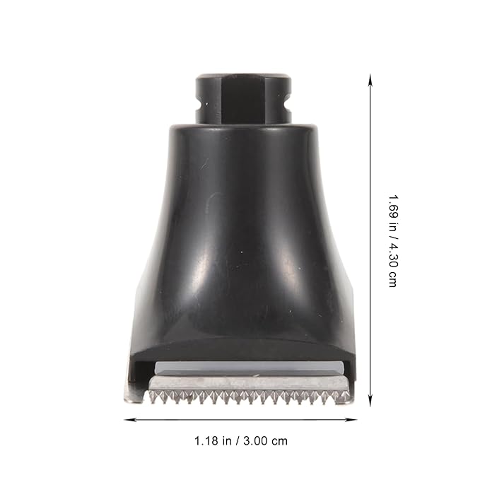 minkissy 2pcs Replaceable Electric Shaver Head Replacement Blade for Men Razor Facial Hair Remover