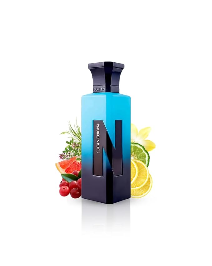 NASEEM Ocean Enigma Eau de Parfum 75 ml - Unisex Fragrance for Men and Women with Fresh Citrus, Spicy, and Woody Notes - Ideal Scent for Daily Wear and Special Occasions, Refreshing Aroma