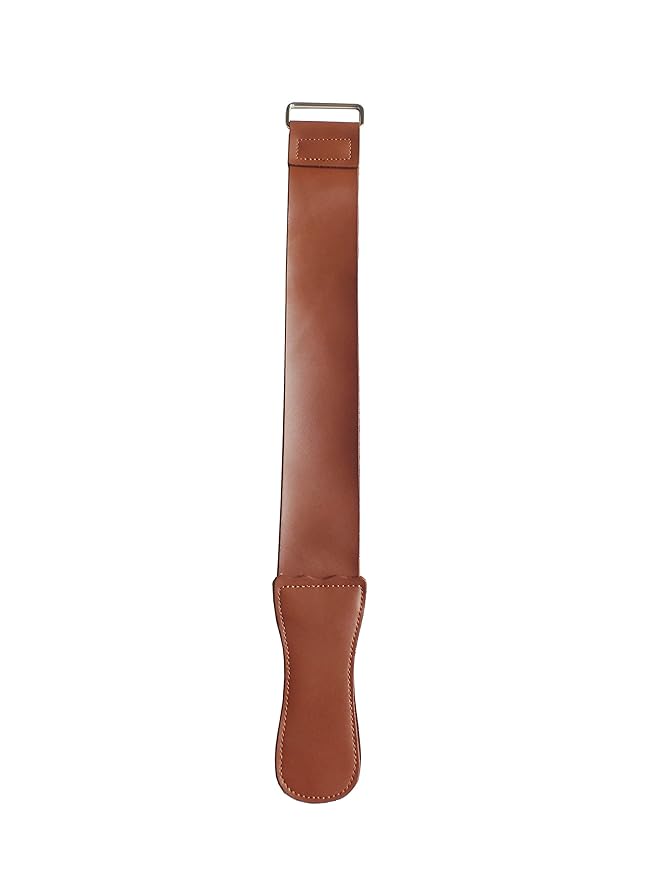 TechDiamondTools 48 * 5.8cm Pro Barber Shaving Strop Straight Razor Sharpener Strap Belt Necessary Shaving Sharpening Strap Tool