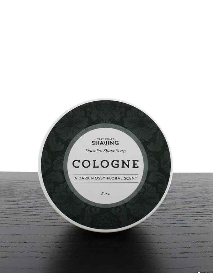 WCS Duck Fat Shaving Soap, Cologne, 5 oz