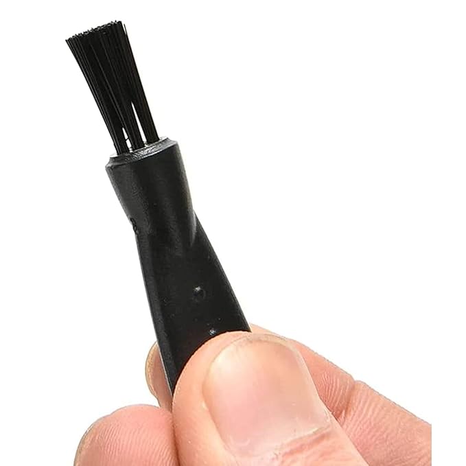 8 Pieces Shaver Brush Razor Cleaning Brush Electric Shaver Double Sided Trimmer Shaver Brush Cleaner Set Nylon Bristles PP Handle Hair Remover Shaving Razor Brush Replacement Brushes