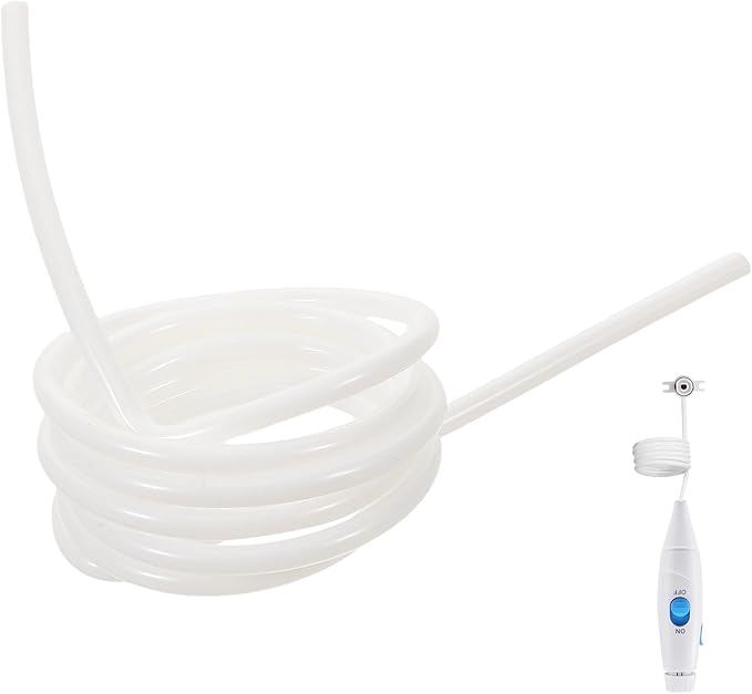 Replacement Water Flosser Hose for Wp-100 Wp-660 44.3 Inch Dental Irrigator Hose Tube Compatible Water Flosser Accessories for Precise Oral Cleaning and Easy Installation