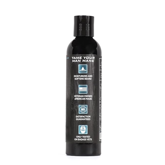 Badass Beard Care Beard Conditioner For Men - THE BUSHWHACKER, 8oz - Made of Natural Ingredients for A Healthy, Soft, & Itch Free Beard and Mustache