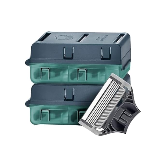 Men’s Razor Blade Refills – 5-Blade Cartridges for Close & Comfortable Shave – Smooth Glide, Reduced Irritation – Compatible Replacement Razors (8count)