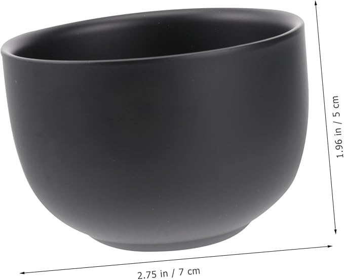 FRCOLOR 2pcs Double Layer Shaving Bowl Stainless Steel Men's Shaving Soap Bowl for Sensitive