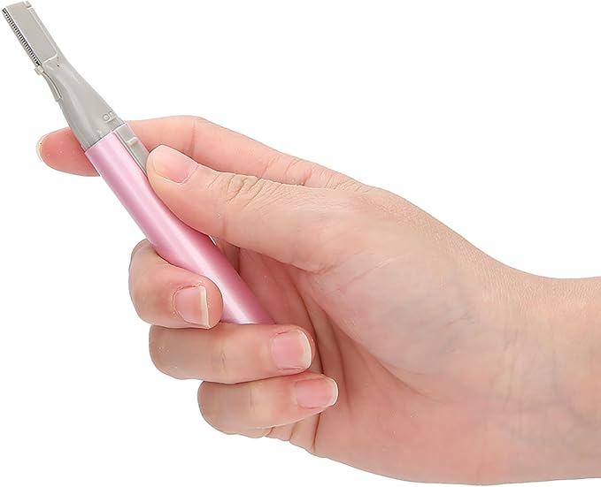 Electric Eyebrow Trimmer, Portable Mini Women Electric Eyebrow Razors, Stainless Steel Blades Painless Face Hair Removal Tool