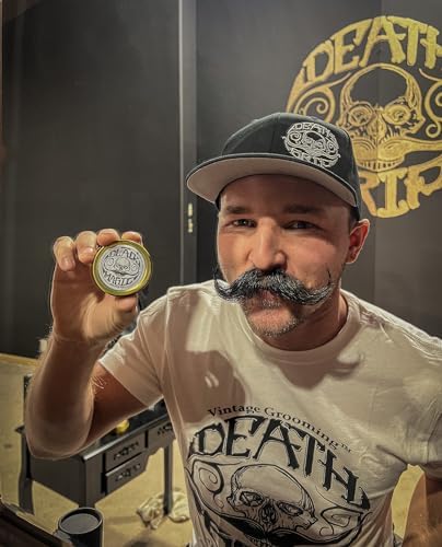 THE VINTAGE GROOMING CO. Sudden Death & Black Magic Sudden Death No Heat Needed Mustache Wax Set