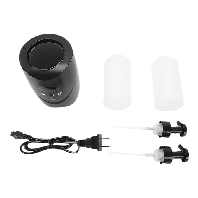 ZJchao Hot Lather Machine for Shaving Professional 500ml Large Capacity Electric Shaving Foam Warmer with Digital Display for Barbershop Salon Home Use ABS Material (US Plug 110V)