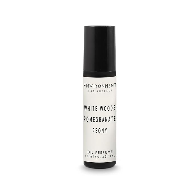 ENVIRONMENT Inspired by 5-Star Resort ARH 10ml Roll-on Perfume (White Woods | Pomegranate | Peony) Body Oil Fragrance, Roll On Oil, Body Fragrance for Women & Men, Luxury Scents, Vegan & Cruelty-Free