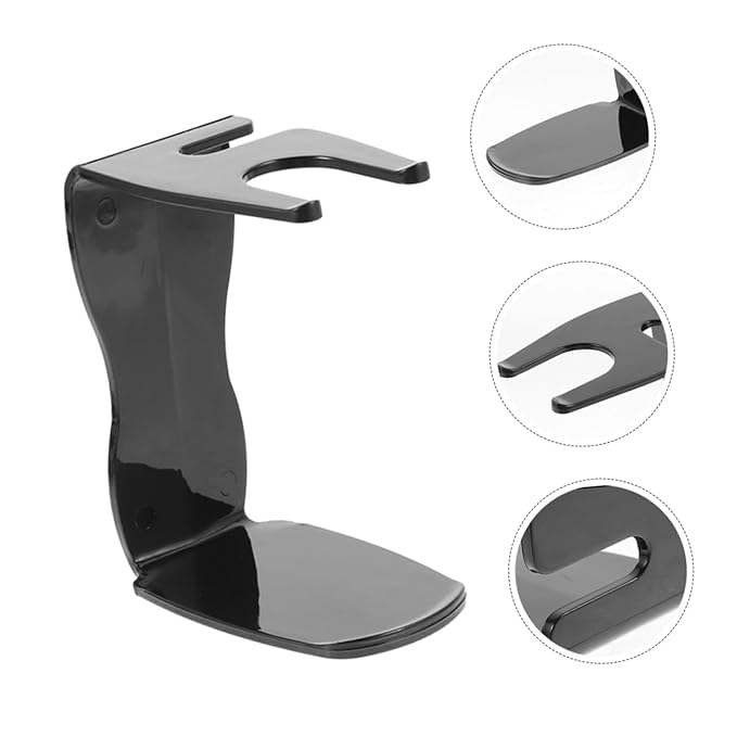FRCOLOR 2pcs Razor and Brush Stand Safety Razor Stand Holder Shaving Accessories Stylish and Space-saving