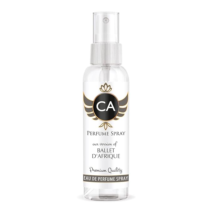 CA Perfume Eco Refill Impression of Ballet D'afrique for Unisex Amber Woody Long Lasting Fragrance Eau De Parfum 2 Fl Oz 60ml