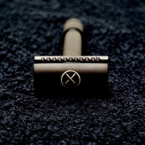 PRO Safety Razor For Men Double Edge Real Hand Crafted German Steel Black