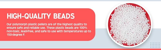 Formit Crafts - Thermoplastic Beads for Teeth Repair - DIY Tooth Filling - Made in E.U. - Moldable Thermal Beads - Realistic and Durable - Pack of 4 (20 Grams Each)