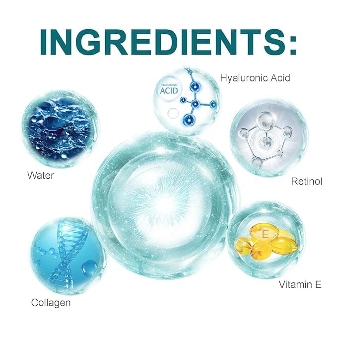 Retinol Collagen Cream for Face - Anti-Aging Face Moisturizer for Face, Firming Skin Care for Neck,Reduce Fine Lines Lifting and Firming 24-Hour Facial Care For All Skin Type(1.7 fl.oz)