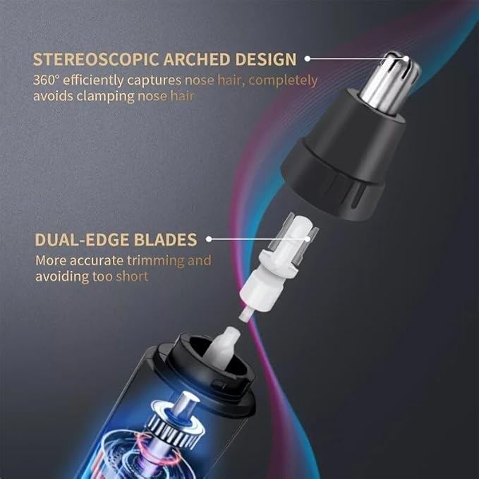Ear and Nose Hair Trimmer Clipper - Professional Painless Eyebrow & Titanium MAX Personal Trimmer