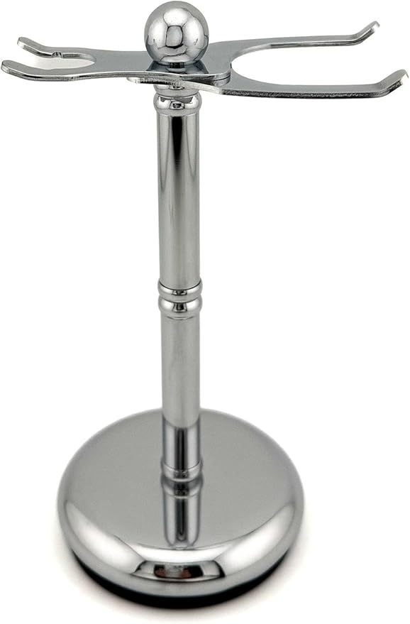Parker Safety Razor, The Adjust-O-Stand, Adjustable Safety Razor & Shave Brush Stand, Simple to Customize to fit Any Size Shave Brush - PATENT PENDING