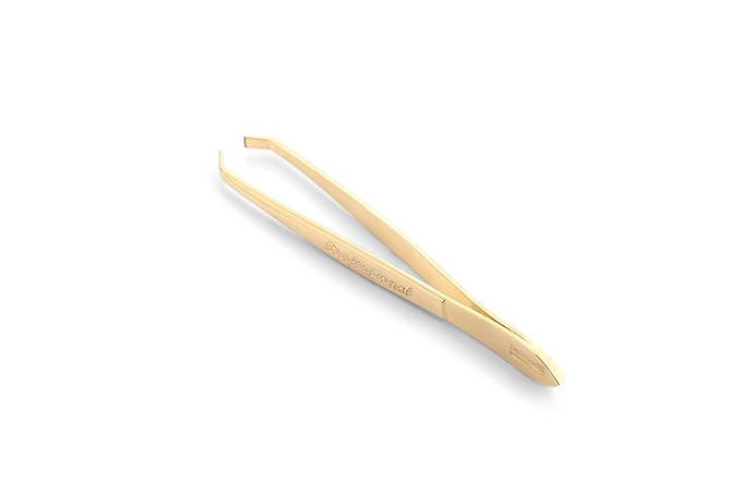 Solingen Germany Slant Tip Stainless Steel Eyebrow & Facial Hair Hand-Filed Made in Germany